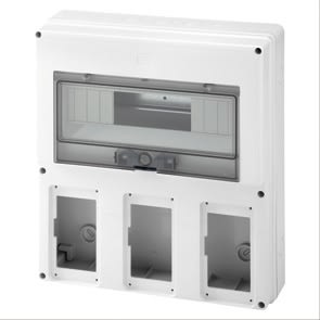 GEWISS - GEWGW66493 QUADRETTO VUOTO VERTICALE COMBIBLOC 3 PRESE - IP44/55