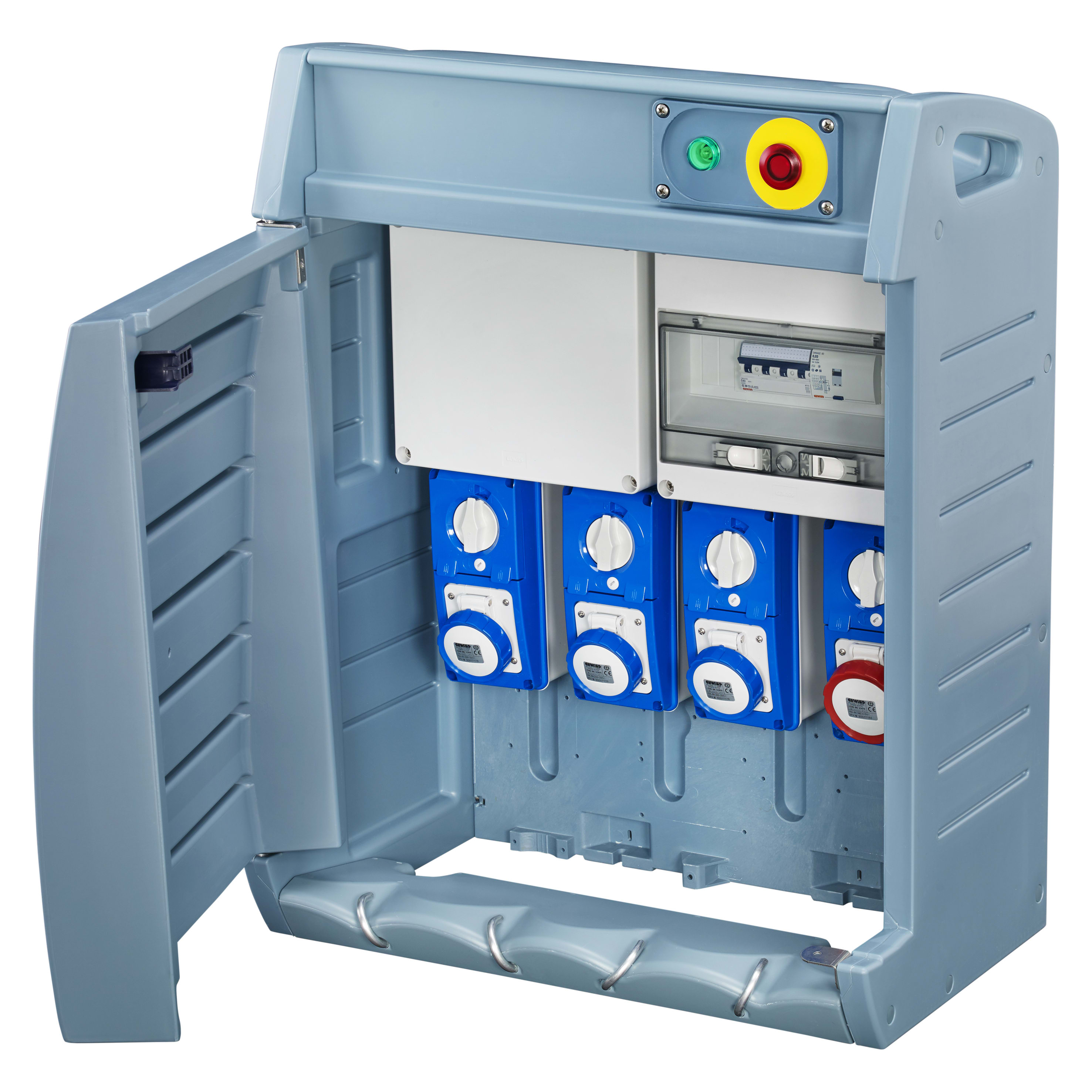 GEWISS - GEWGW68561F Q-BOX4 ASC MO1F 4 PR.CBF 6 KW EM