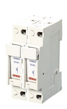 GEWISS - GEWGW96301 PORTAFUS.SEZ.2P 8,5X31,5 400V AC 20A