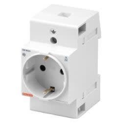 GEWISS - GEWGW96526 PRESA PER GUIDA DIN - STANDARD DANESE -2P+T 16A - 2,5 MODULI