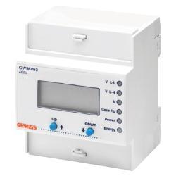 GEWISS - GEWGW96899 ANALIZZATORE DI RETE - LCD - 4 MODULI