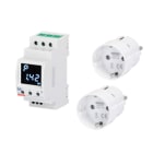 GEWISS - GEWGWA1912 KIT PRECONFIGURATO P-COMFORT RF ZIGBEE E SMART PLUG - 2 SMART PLUG