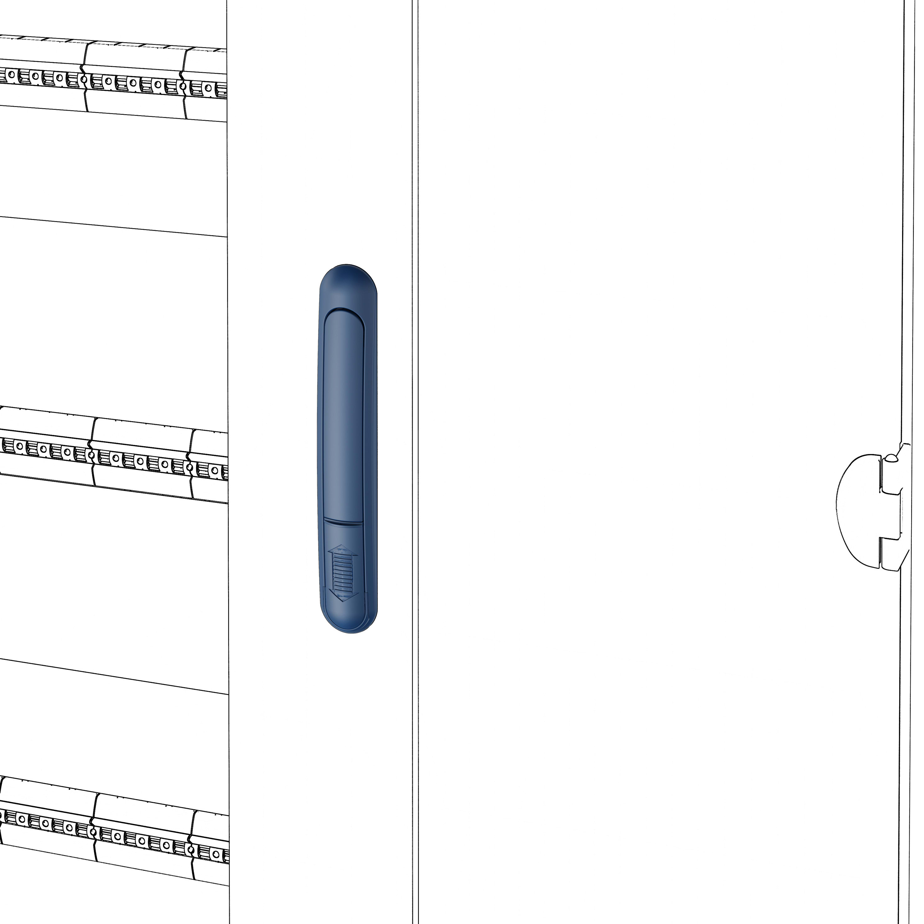 GEWISS - GEWGWD3438 SERR CHIAVE PORTE PAV QDX630H/1600H