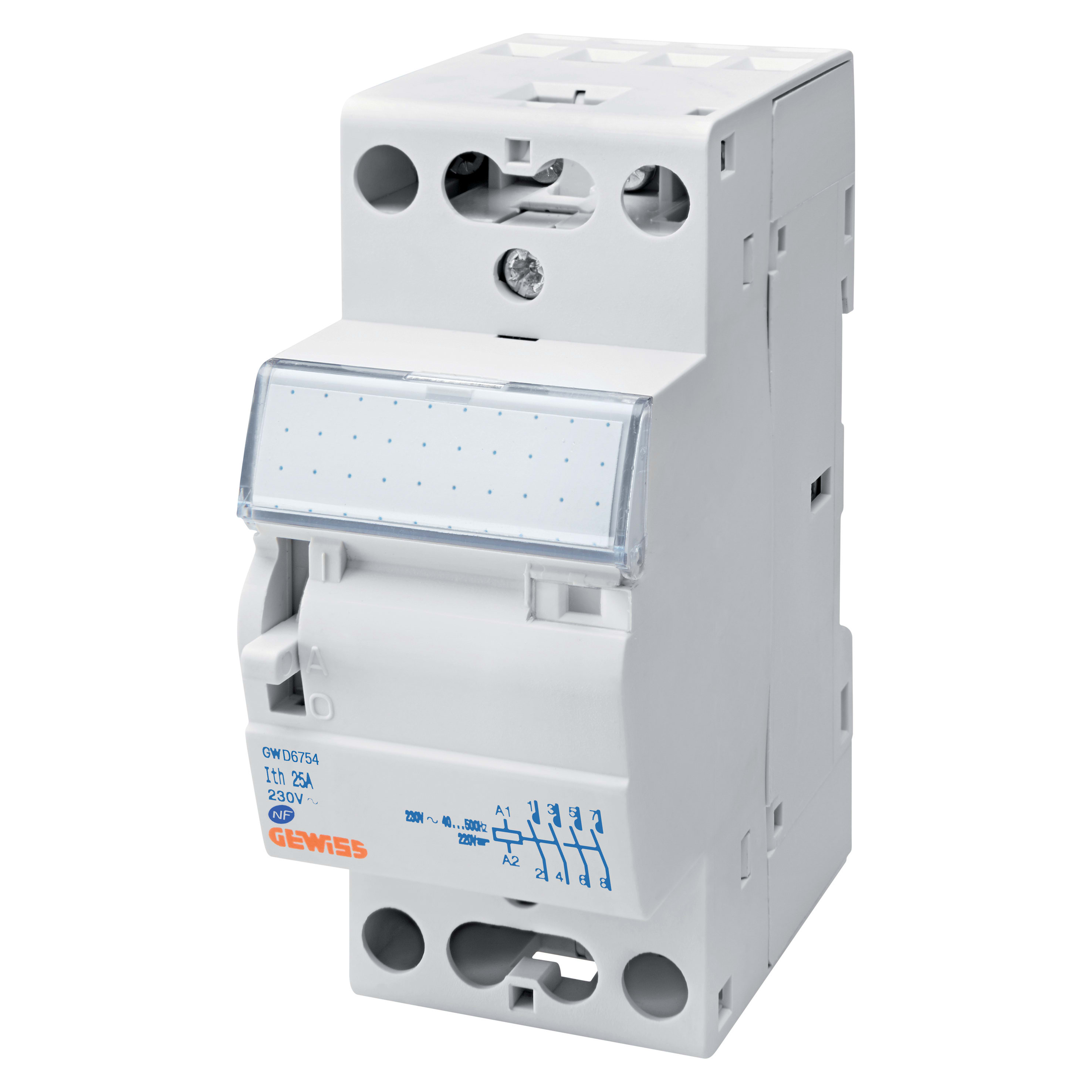 GEWISS - GEWGWD6755 CONTATTORE G/N 32A 2NA+2NC 12V 2M