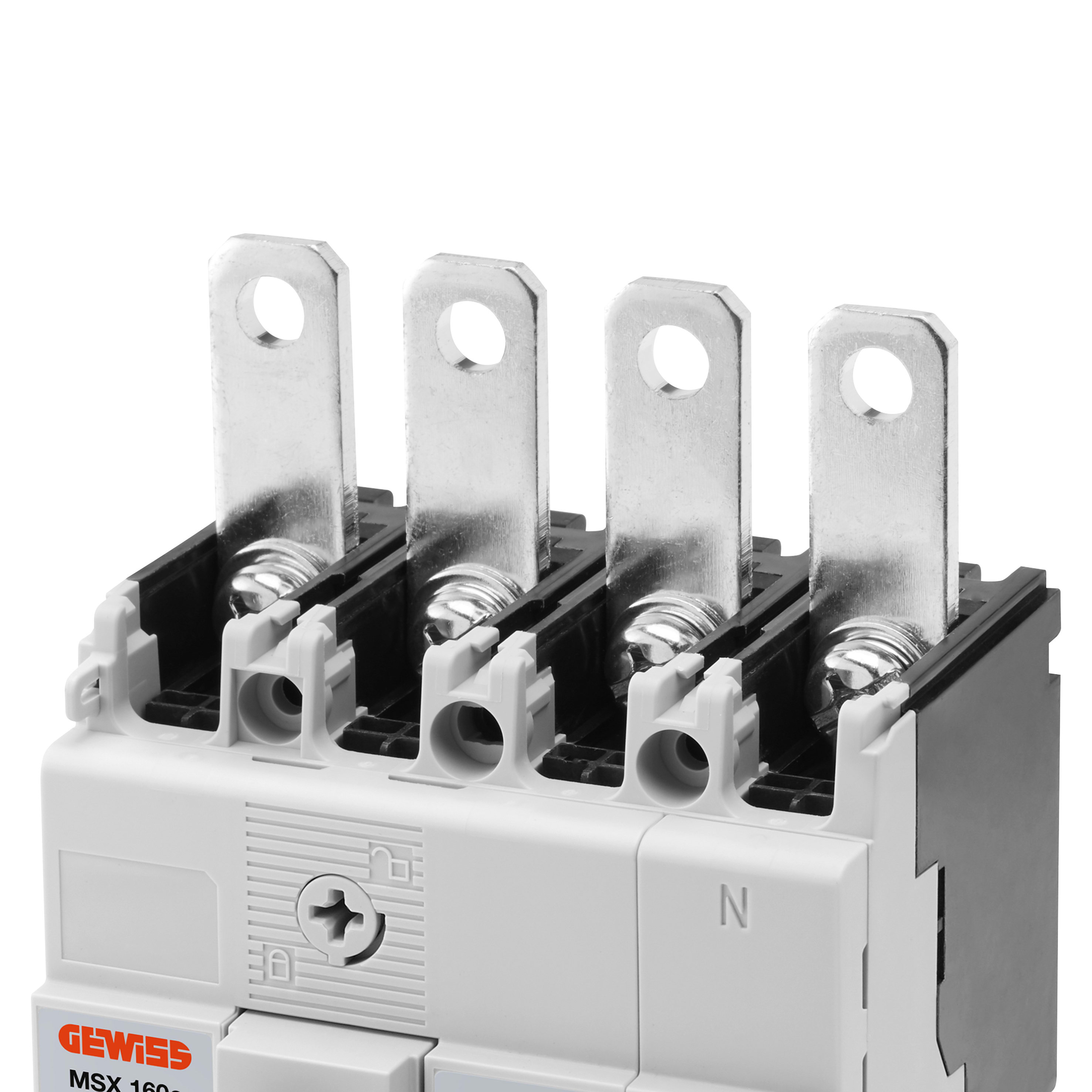 GEWISS - GEWGWD8756 TERMINALI ANTERIORI PROLUNGATI FB - PER MSXE/M1000 (800A) - 4 PEZZI