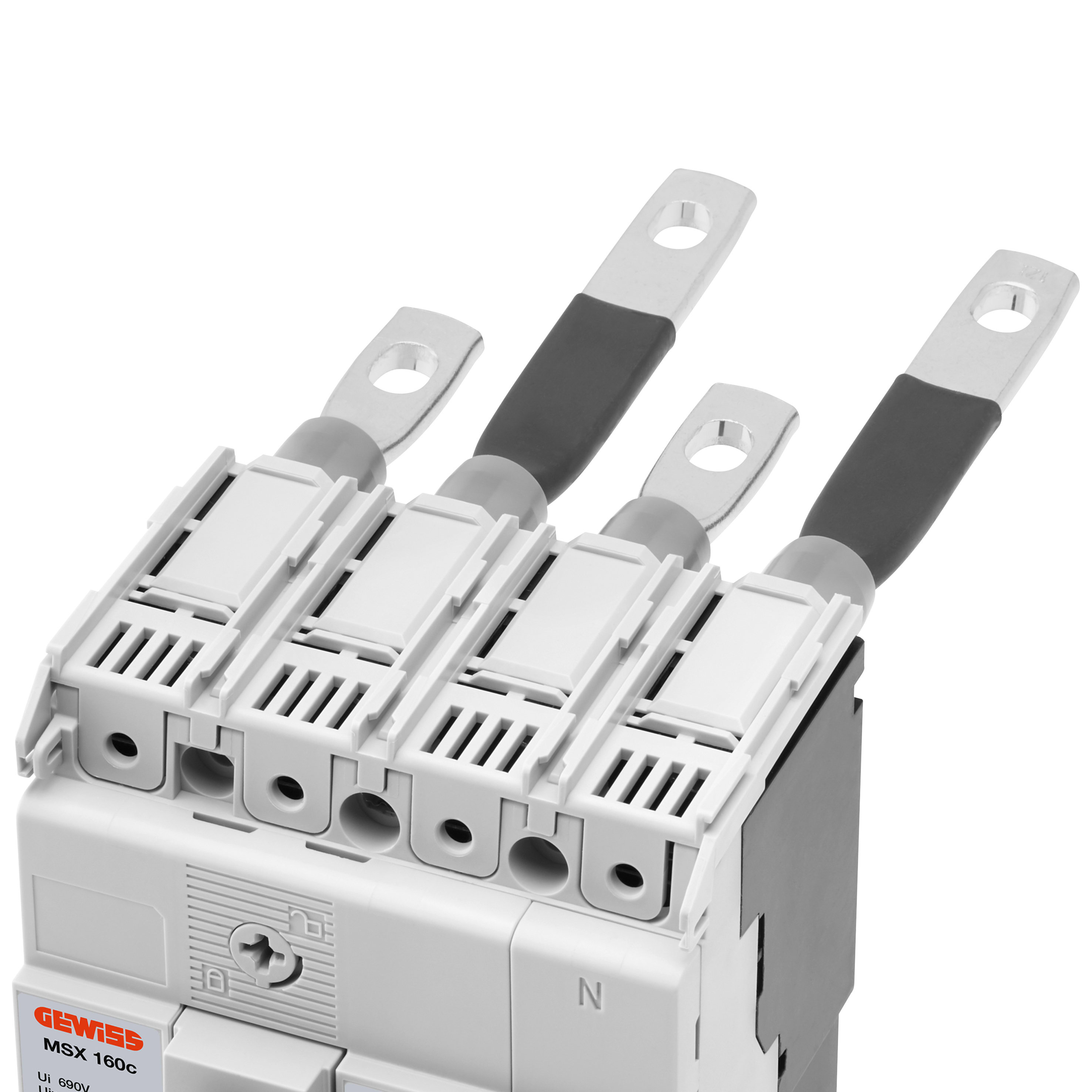 GEWISS - GEWGWD8824 COPRITERMINALI - PER MSX/M250C - PER TERMINALI POSTERIORI RC - PER INTERRUTTORI 4P