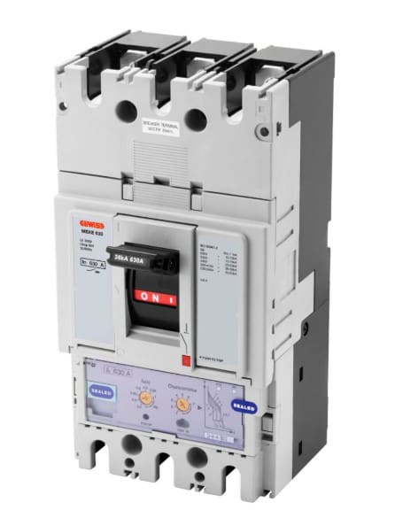 GEWISS - GEWGWD9385 MSXE 630 - INTERRUTTORE CON SGANCIATORE ELETTRONICO SCATOLATO - LSI - 50KA 3P 630A 690V