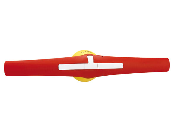 LOVATO LOVGEX68N MANIGLIA BLOCCOPORTA GIALLO/ROSSA