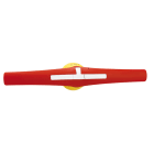 LOVATO LOVGEX68N MANIGLIA BLOCCOPORTA GIALLO/ROSSA