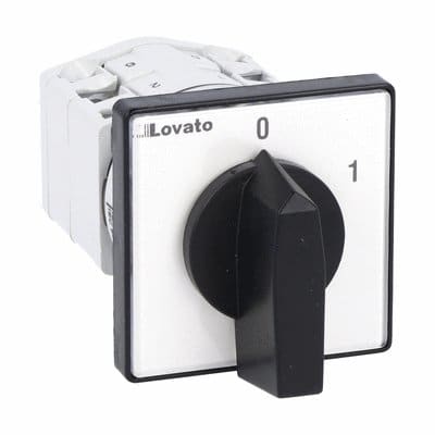 LOVATO - LOVGF2010U INT. 3P 20A MONT. FRONT. MAN. NERA 48X48