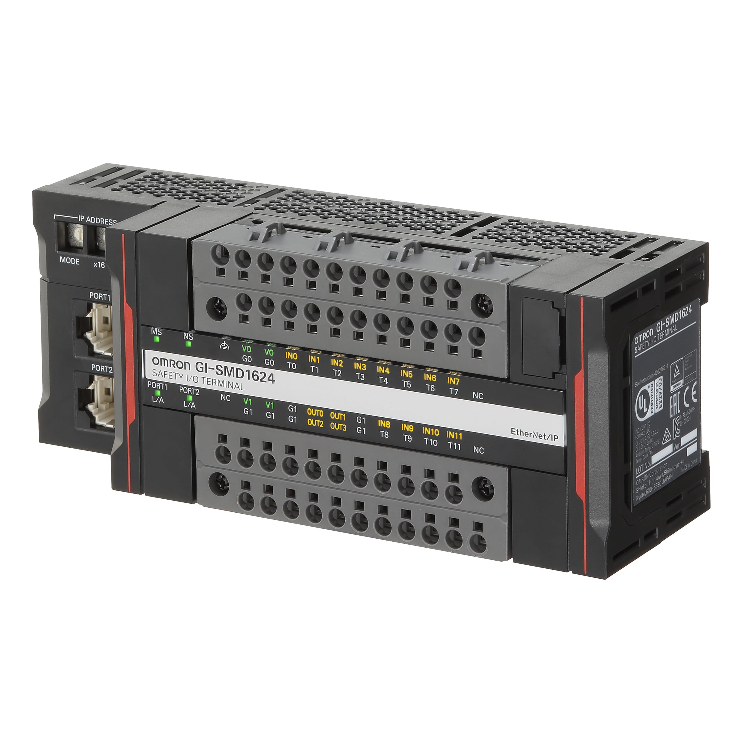 OMRON OMRGISMD1624 TERMINALEREMOTOCIP-S,12IN+4OUTSAFETY