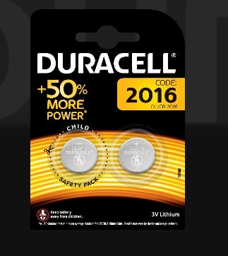 ELCART DISTRIBUTION ERTDL20162 DURACELL DL 2016/2