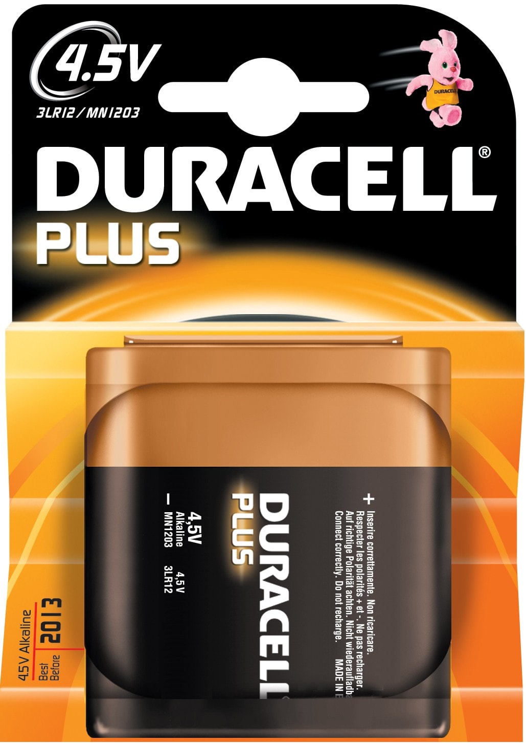 ELCART DISTRIBUTION ERTD12 DURACELL MN 1203 PLUS