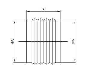 ELICENT (MAICO) - ELI5SU3025 GIUNTO ANTIVIBRANTE PR/AC 25 **