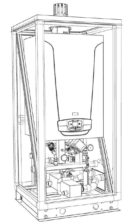 BAXI BAXA7743470 GMC+ 1 1X115 DX C/ SEP.