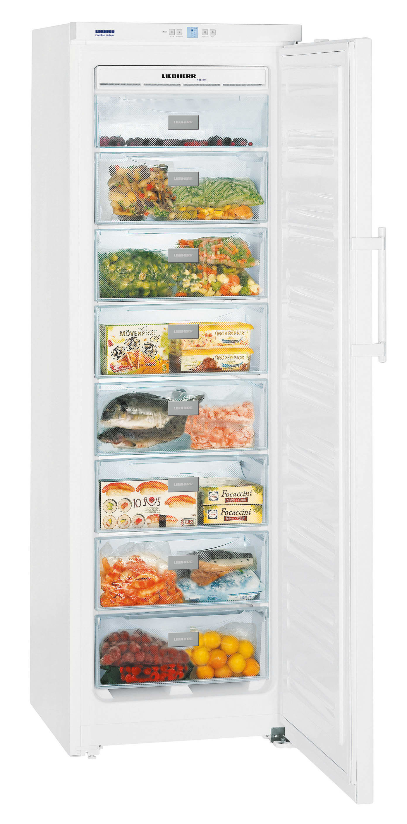 Liebherr LIE992766251 Gefrierschrank 60cm 8FAcher NoFr 269L F