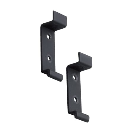 GOCCIA ILLUMINAZIONE GOC5696NE COPPIA STAFFE AGGANCIO CANALE NERO