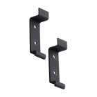 GOCCIA ILLUMINAZIONE GOC5696NE COPPIA STAFFE AGGANCIO CANALE NERO
