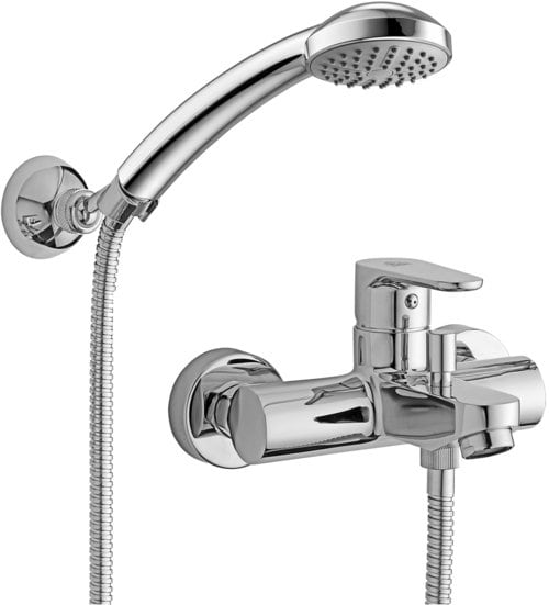 RUBINETTERIA PAFFONI PFFGR023CR MIX VASCA CON SET DOCCIA E SUPPORTO SNOD