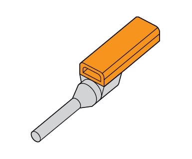 GRAFOPLAST SRL GRA710/05 SPARK PUNTALE ARANCIO L=9MM D=0,5MMQ 20