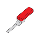 GRAFOPLAST SRL - GRA711/15 SPARK PUNTALE ROSSO L=14MM D=1,5MMQ 200