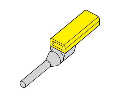 GRAFOPLAST SRL GRA710/10 SPARK PUNTALINO GIALLO L=9MM D=1 MMQ 20