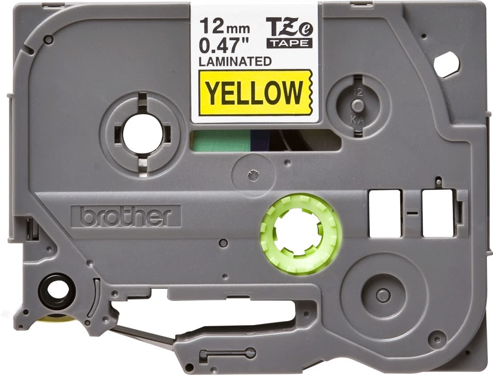 GRAFOPLAST SRL - GRAEGO2SB12Y N. LAMINATO 12MM X 8MT NERO/GIALLO TZE63