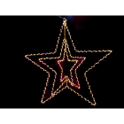 GIOCOPLAST NATALE SP GCP14221015 TRIPLA STELLA 60 CM EFFETTO 3D DA APPEND