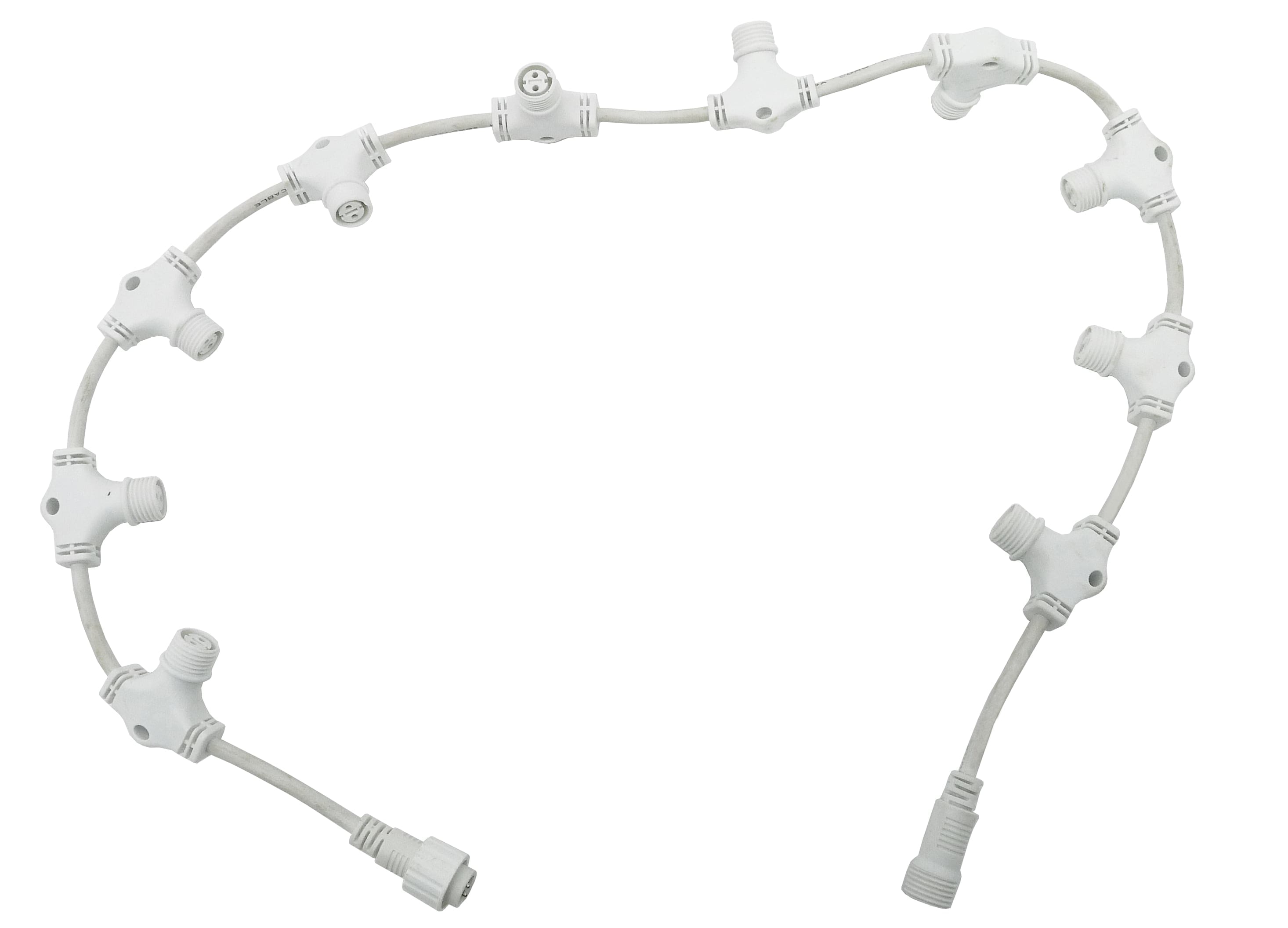 GIOCOPLAST NATALE SP GCP14419163 DORSALE BIANCA PER TENDA LUCCIOLONA, 10