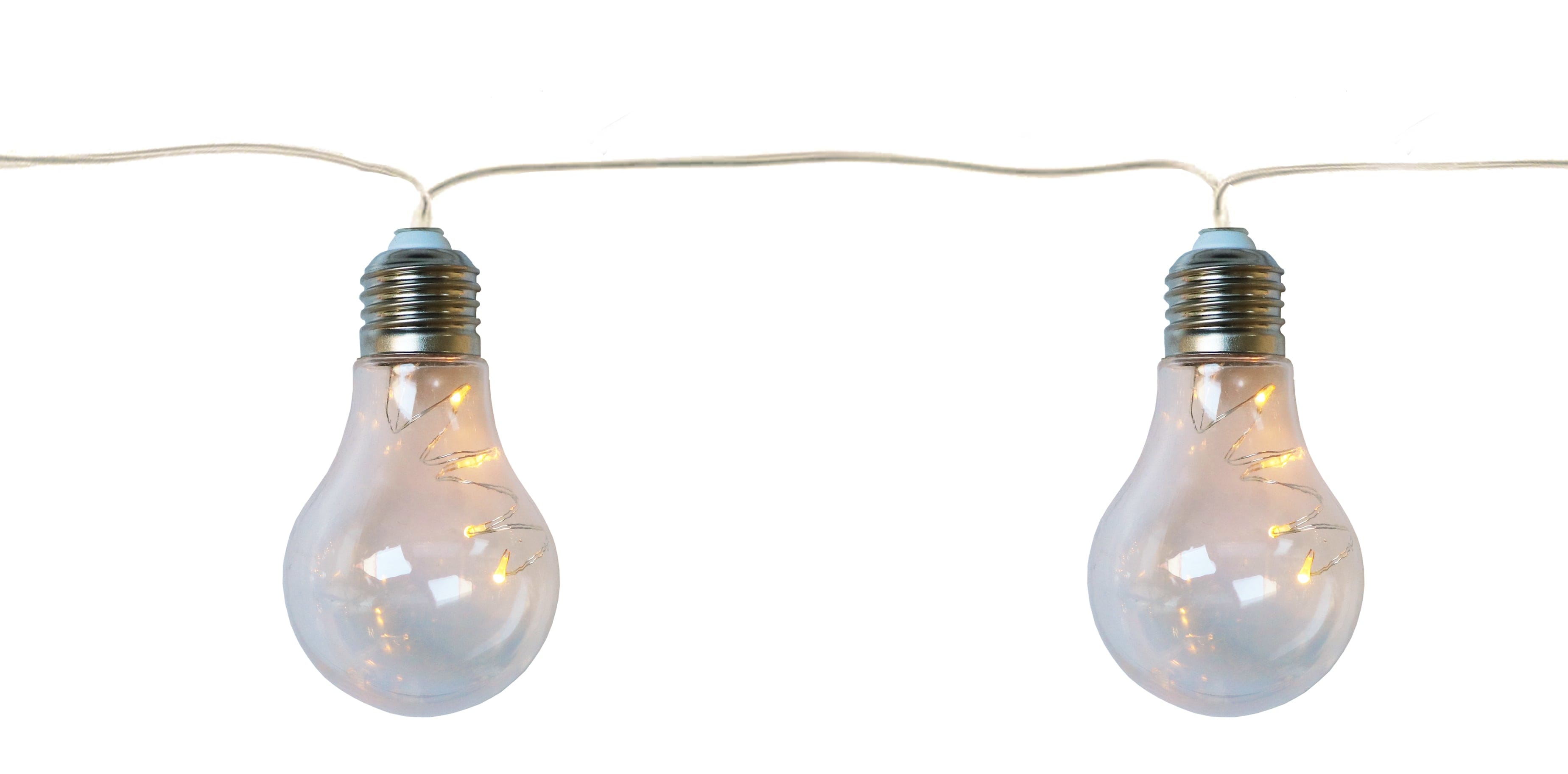 GIOCOPLAST NATALE SP GCP14822053 10 DECOR. LAMPADINA 6X9 CON GOCCE DI LED