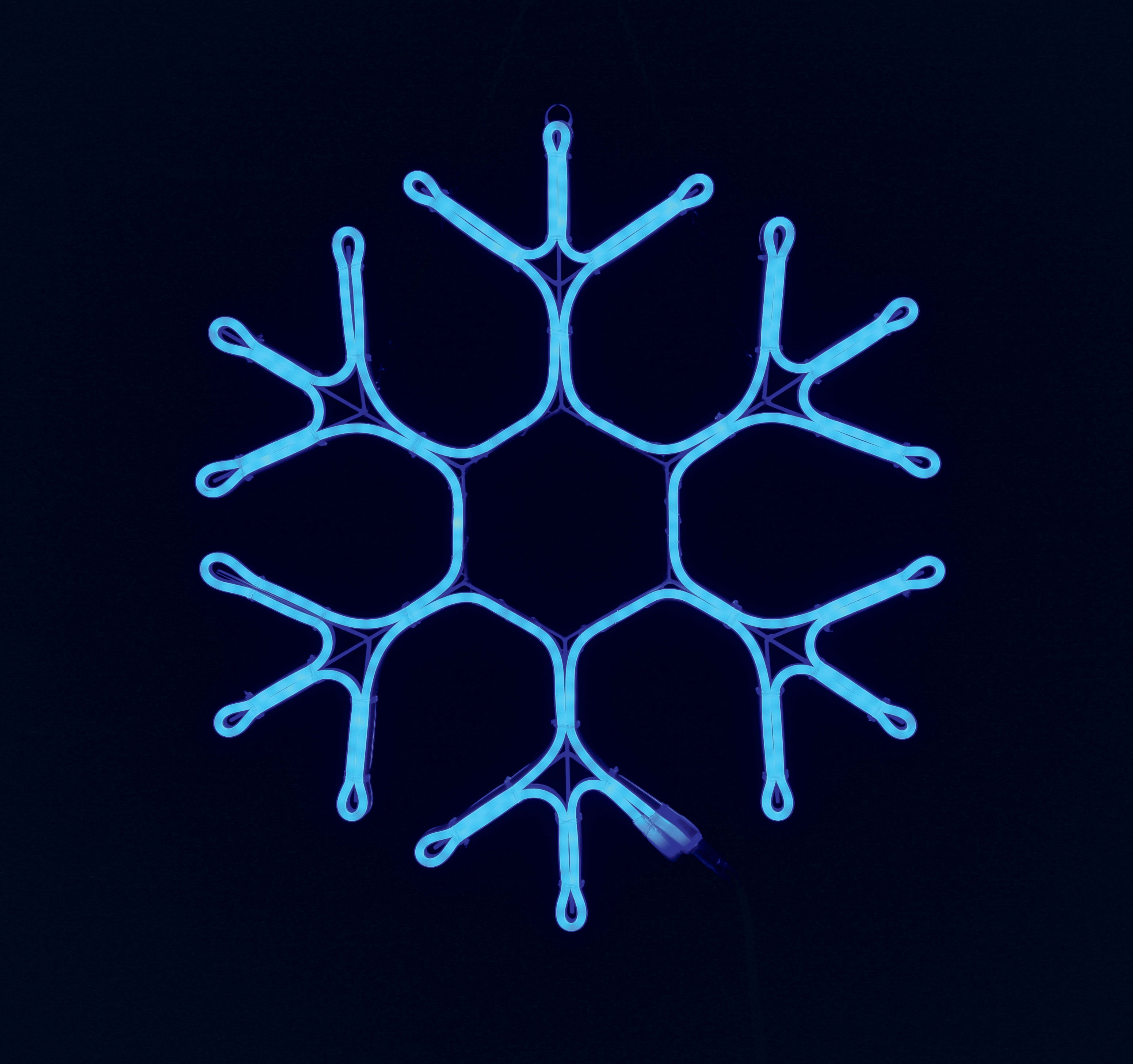 GIOCOPLAST NATALE SP GCP17512291 FIOCCO BLU CON NEON FLEX CM 80