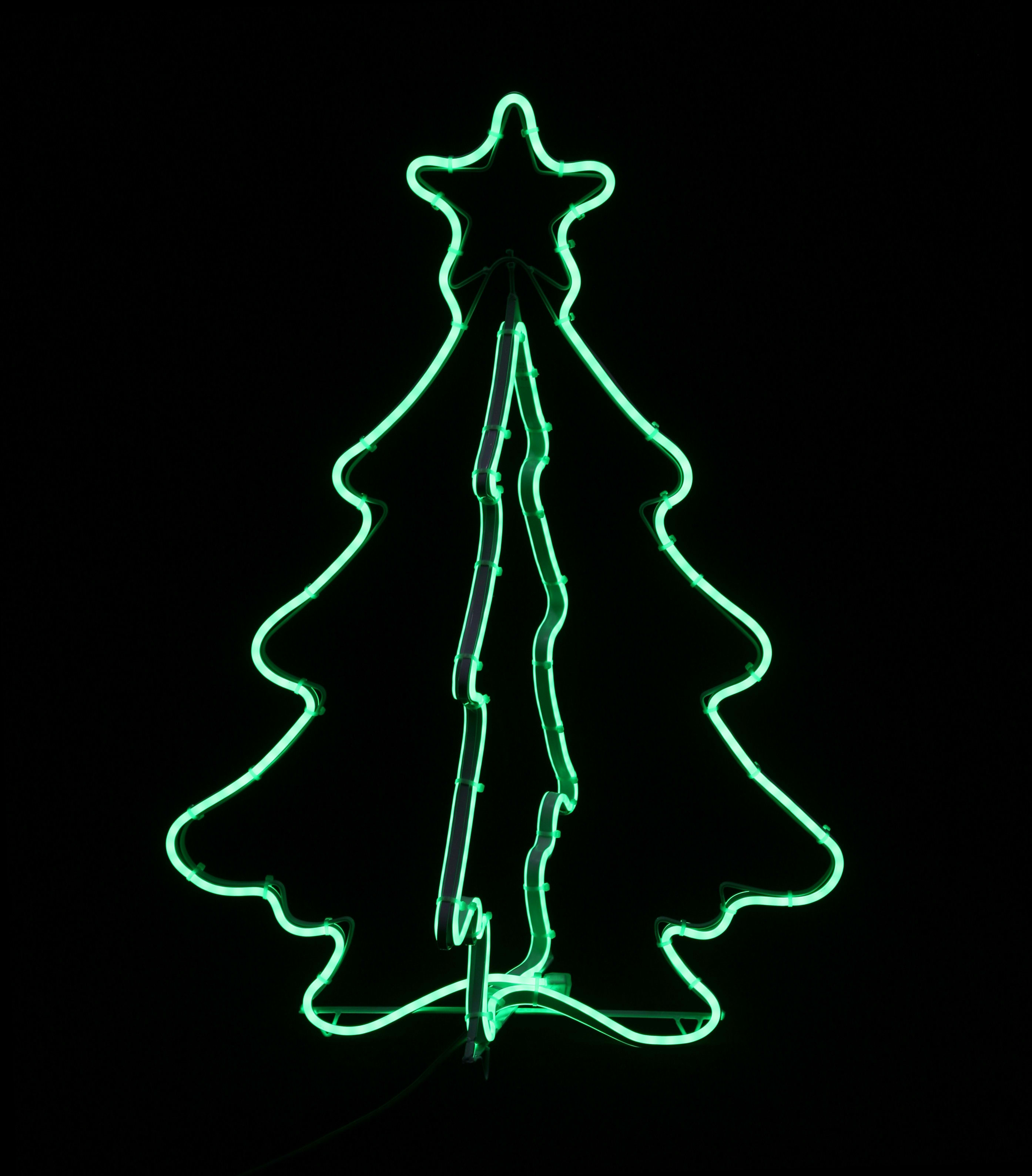 GIOCOPLAST NATALE SP GCP17516894 ALBERO 3D C/NEON FLEX VERDE CM 120X86X76