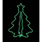 GIOCOPLAST NATALE SP GCP17516894 ALBERO 3D C/NEON FLEX VERDE CM 120X86X76