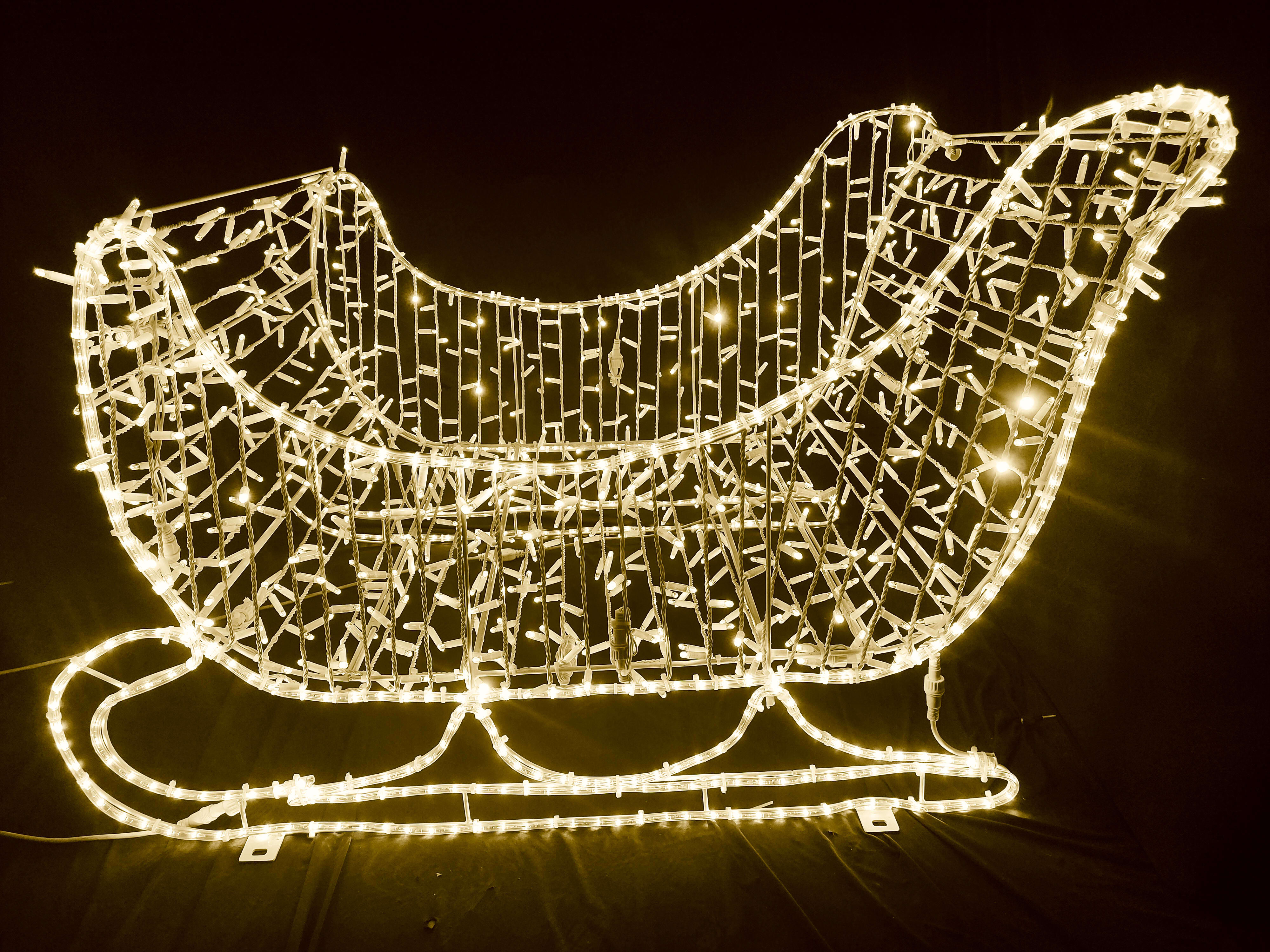GIOCOPLAST NATALE SP GCP17521663 SLITTA B.C. 80X120X80 CON TUBO E LUCCIOL
