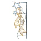 GIOCOPLAST NATALE SP GCP17524658 FIGURA DOPPIA STELLA BICOLORE BIANCO-BIA
