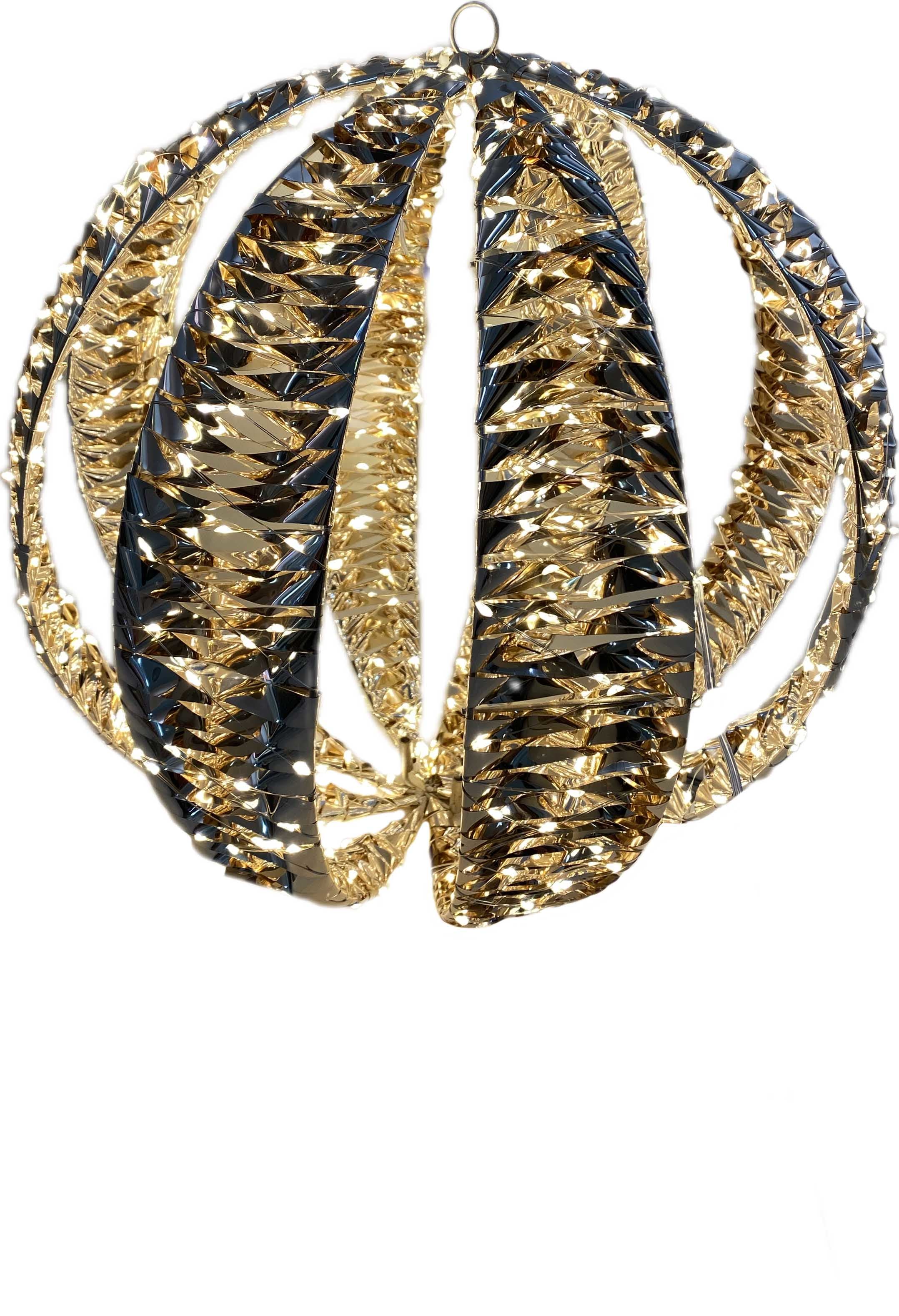 GIOCOPLAST NATALE SP GCP17524674 SFERA PRESTIGE GOLD CON 960 GOCCE DI LED