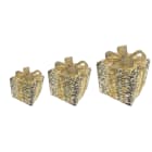 GIOCOPLAST NATALE SP GCP17524677 SET 3 PACCHI REGALO PRESTIGE GOLD CON 42