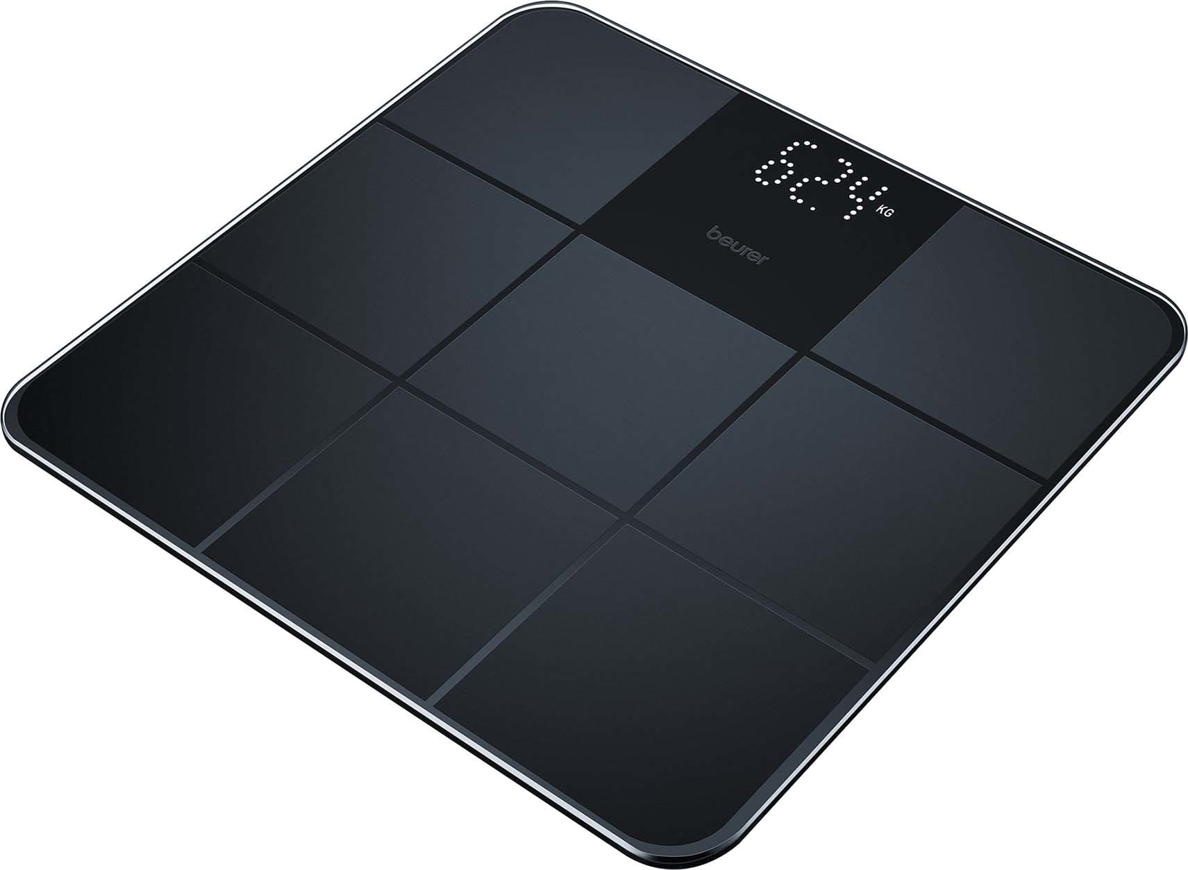 BEURER BUE75732 Personenwaage b.180kg 100gTeil Glas LCD-