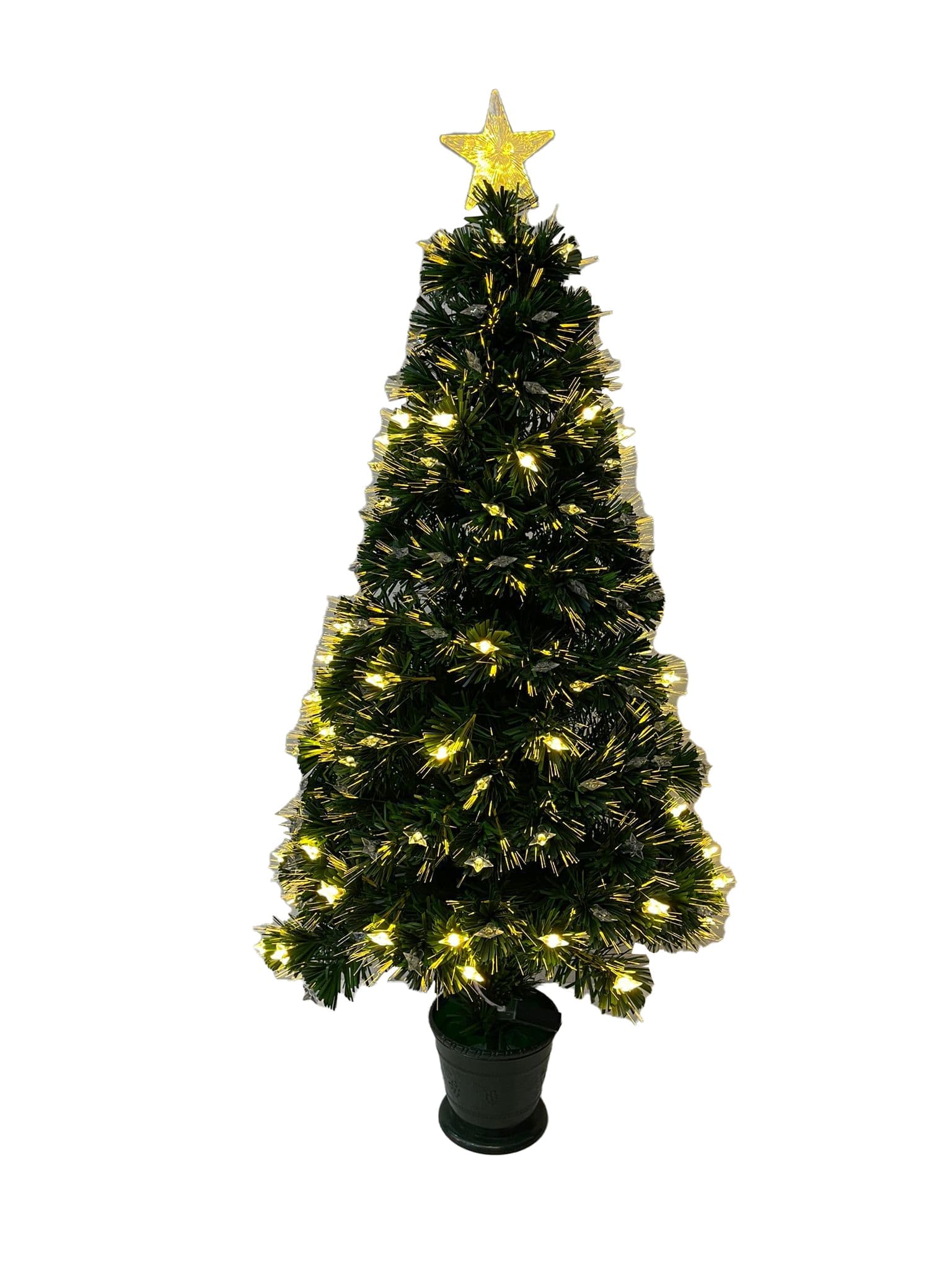 GIOCOPLAST NATALE SP GCP31522134 ALBERO 90 CM CON FIBRE.OTT/STELLE B.CALD