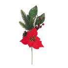 GIOCOPLAST NATALE SP GCP33019179 PICK STELLA DI NATALE CON DECORI 40 CM