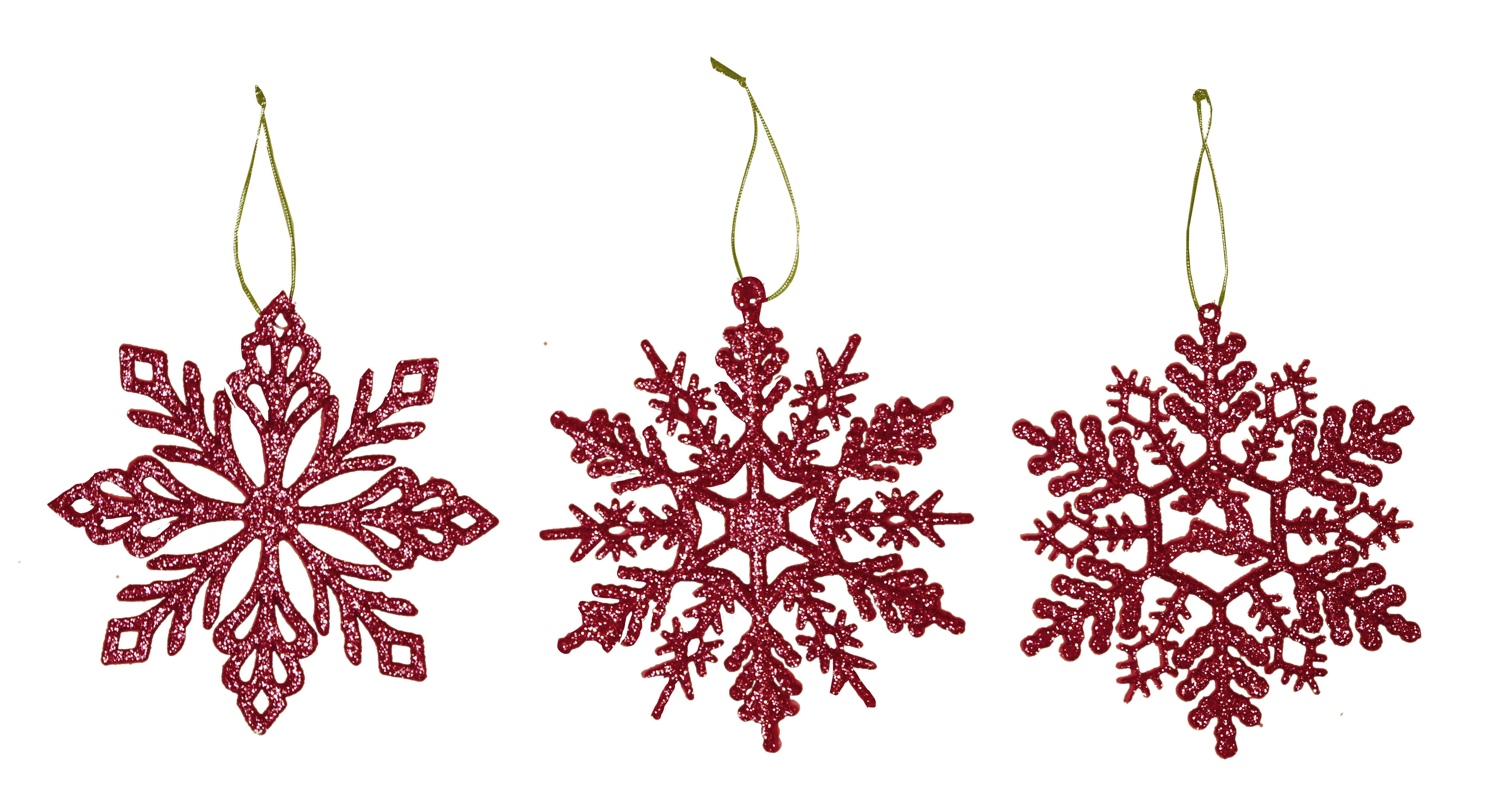 GIOCOPLAST NATALE SP GCP33021032 FIOCCO GLITTER ROSSO 10 CM, MOD. ASS.