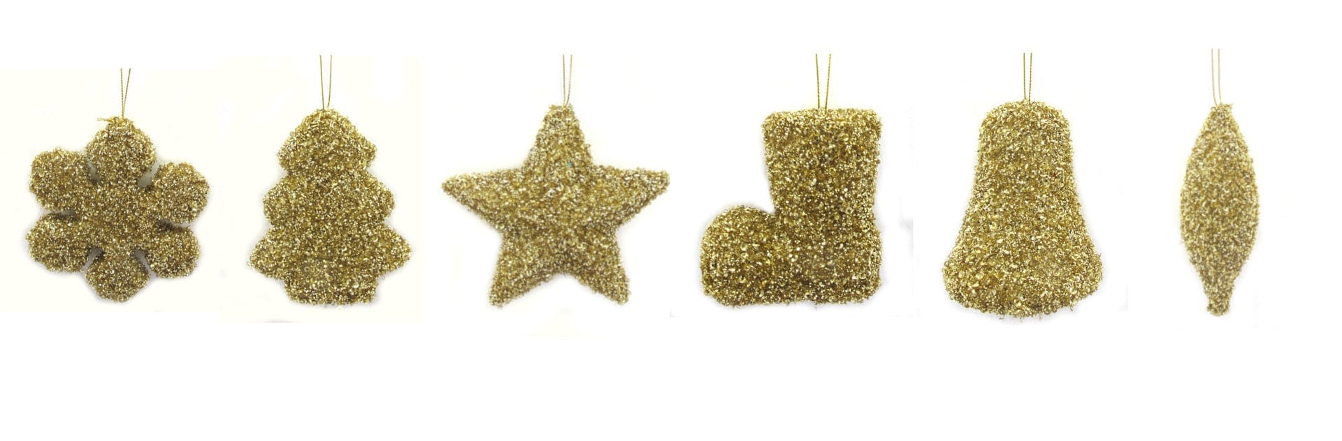 GIOCOPLAST NATALE SP GCP40018308 ADDOB ORO CRYSTAL CHIC 9 CM, MOD. ASS.