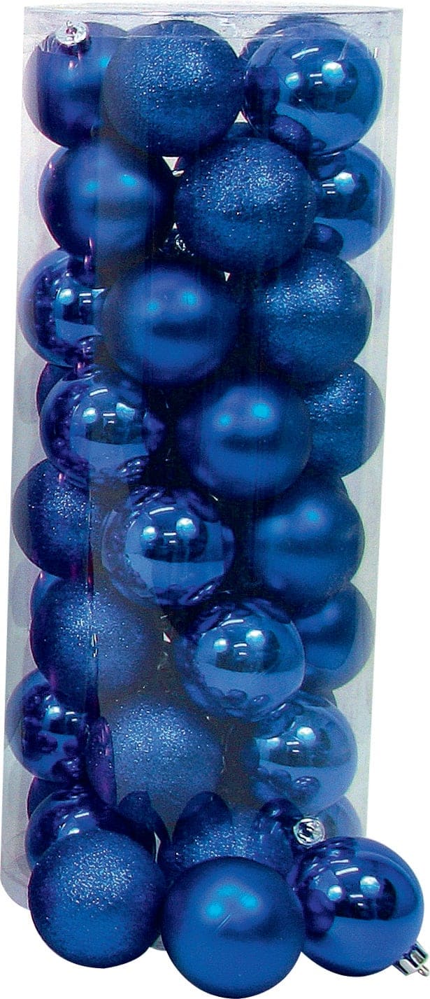 GIOCOPLAST NATALE SP GCP43010973 CILINDRO 40 SFERE D.60 BLU,