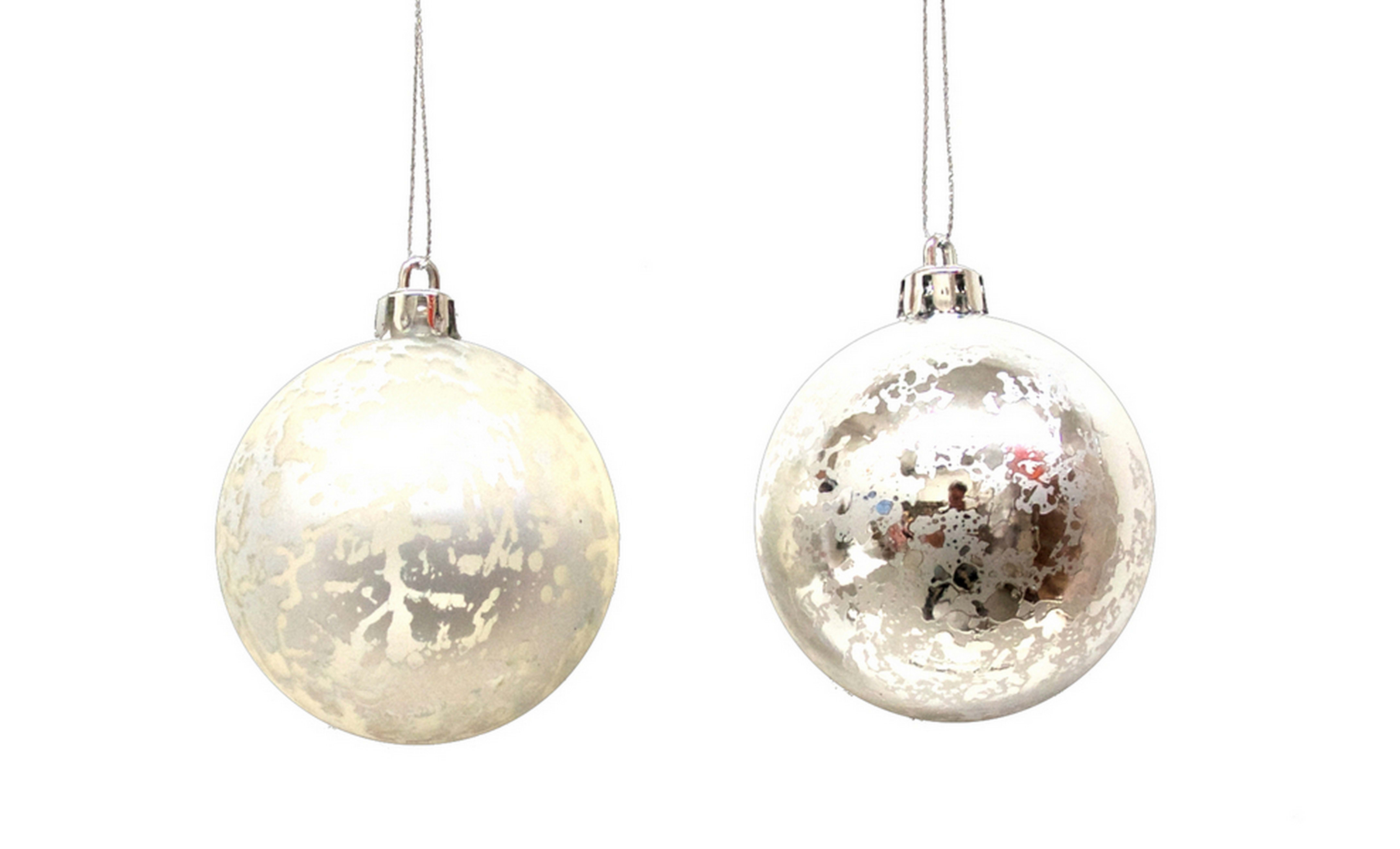 GIOCOPLAST NATALE SP GCP43016959 SFERA D. 70 ARGENTO ANTICATA, IN DISPLAY