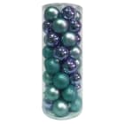 GIOCOPLAST NATALE SP GCP43020490 CI 40 SFERE D.60 ICE BLUE MET. MAT. GLIT