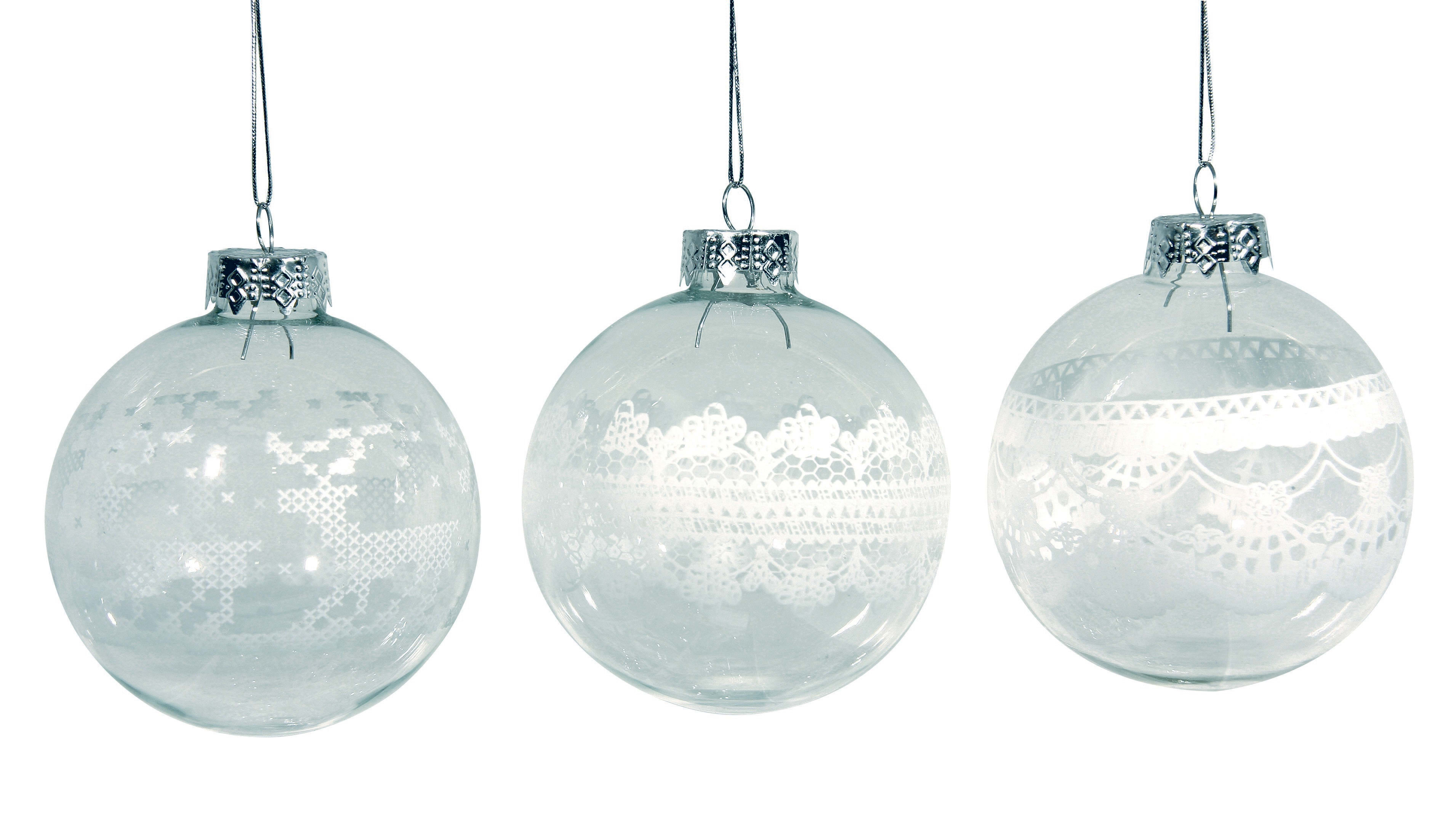 GIOCOPLAST NATALE SP GCP48110996 SFERA IN VETRO D.80 DECORI ASS. BIANCHI,