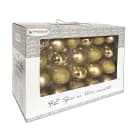 GIOCOPLAST NATALE SP GCP48118149 VALUE PACK 42 SFERE VETRO ORO MET-MATT-G