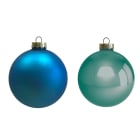 GIOCOPLAST NATALE SP GCP48120586 SFERA VETRO ROYAL 80MM ICE BLUE