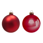 GIOCOPLAST NATALE SP GCP48120592 SFERA VETRO ROYAL 100MM RED