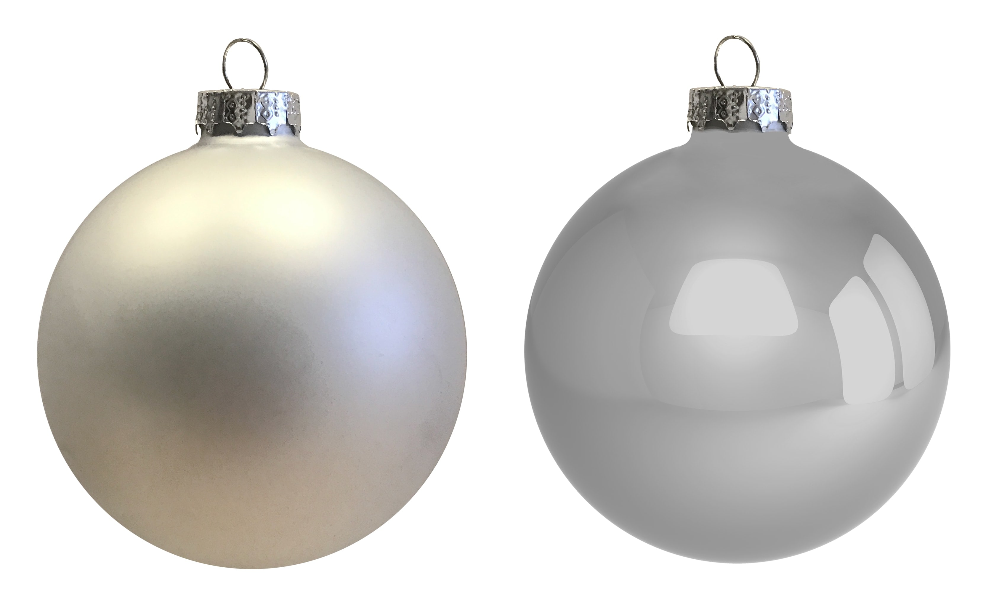 GIOCOPLAST NATALE SP GCP48120593 SFERA VETRO ROYAL 100MM SILVER